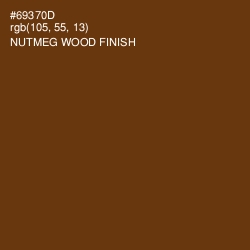 #69370D - Nutmeg Wood Finish Color Image